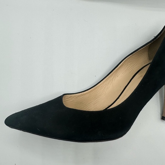 Barney’s New York Classic Black Suede Leather Heel Pumps - Picture 9 of 15